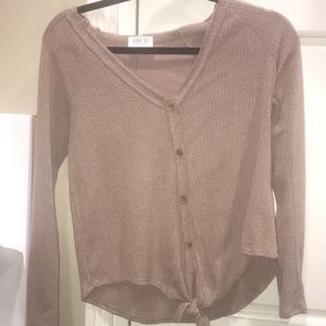 brown sweater